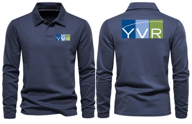 YVR AIRPORT LONG SLEEVE POLO